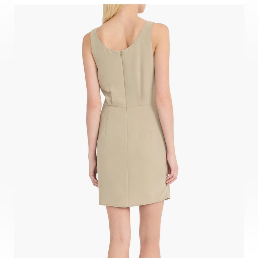 NWT Donna Morgan Beige Sleeveless Dress size 12 - Picture 3 of 8
